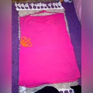 Pink Women's Skirt with Crown Detail